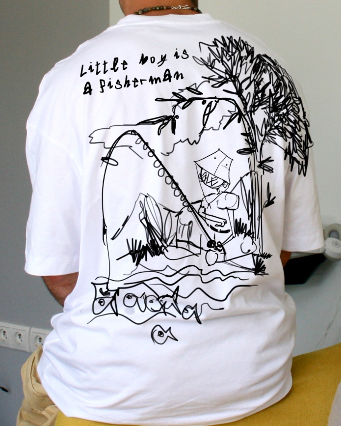 t shirt fisherman