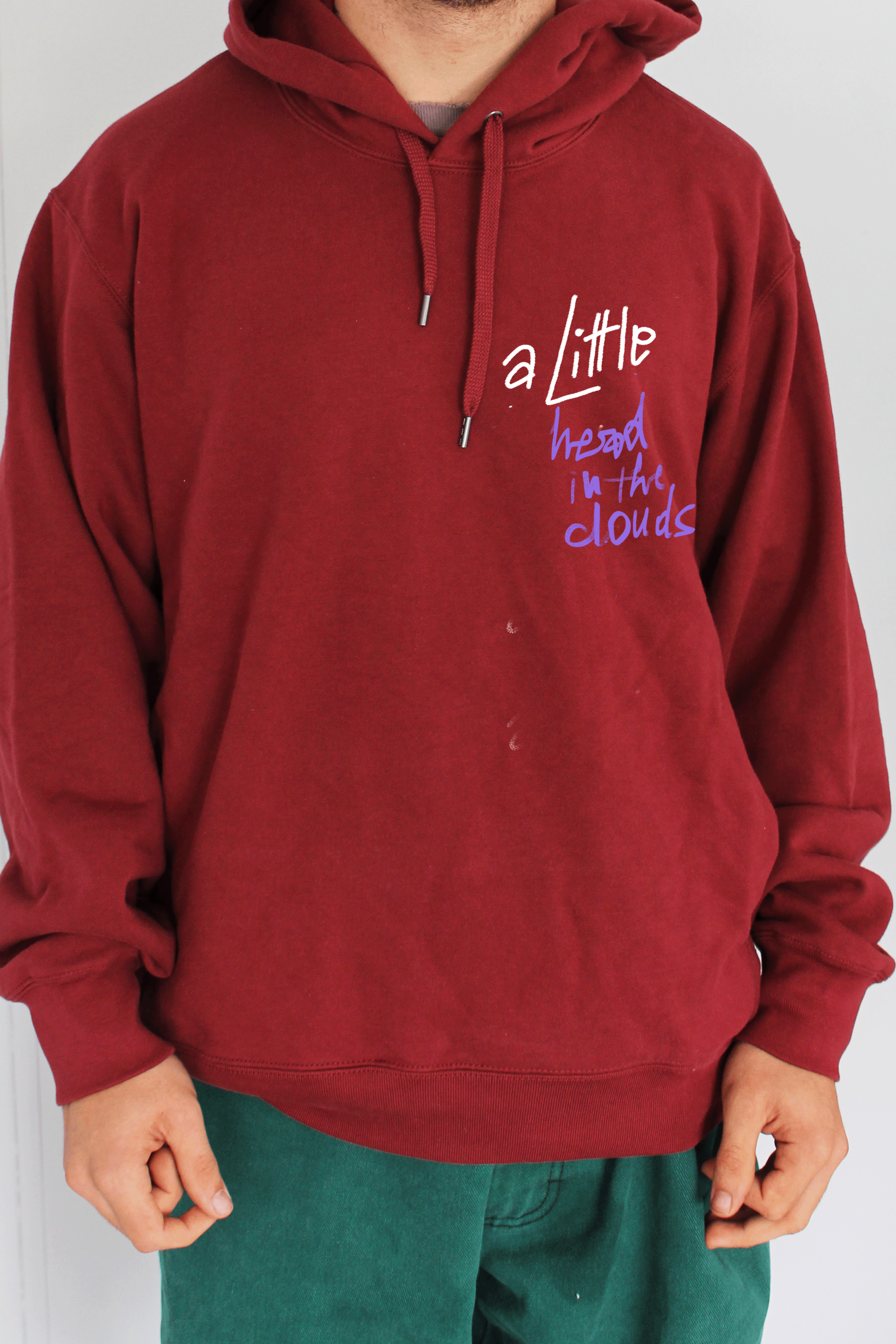 sweat head in the clouds